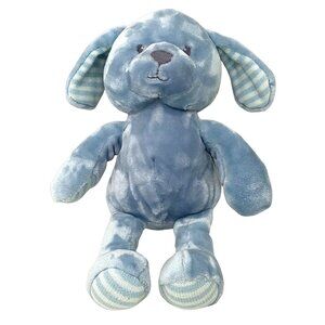 Little Miracles Plush Dog 13" Blue Soft Baby Infant Bedtime Buddy Stuffed Animal